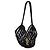 Autre Marque Saint Laurent Borsa Shopping Small in Crochet Nera
