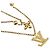 Collana Louis Vuitton Gold Lady LV - vista 3