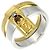 Anello a fascia a 2 file Louis Vuitton Berg Lockit