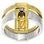 Anello a fascia a 2 file Louis Vuitton Berg Lockit - vista 2