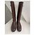Hermès Botas de montar en cuero marrón - vista 4