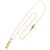 Collana Christian Dior in oro giallo 18K e diamanti - vista 2