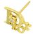 Spilla Christian Dior in oro giallo 18K - vista 3