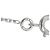 Collana Chanel Camélia in diamanti e oro bianco 18K - vista 5