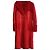 Cappotto in shearling rosso Versace