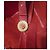 Cappotto in shearling rosso Versace - vista 2