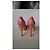 Décolleté peep-toe in pelle rosa Versace - vista 2