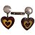 Orecchini a cuore Moschino - vista 2