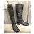 Autre Marque Fabi Botas altas de cuero negro - vista 2