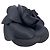 Chanel Spilla vintage a fiore di camelia in raso nero - vista 7