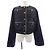 Chaqueta sin cuello de seda Chanel