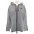 Autre Marque Courreges Hoodie Schwarz Weiß