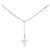 Autre Marque Collana Croce Diamanti PT850