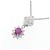 Autre Marque Platinum Star Ruby Diamond Halskette - Ansicht 3