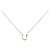 Autre Marque Collana Horseshoe Diamond K10PG