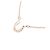 Autre Marque Collana Horseshoe Diamond K10PG - vista 4