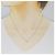 Autre Marque Collana Horseshoe Diamond K10PG - vista 6