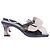 Autre Marque Mules con tacco in pelle nera - vista 3