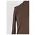 Autre Marque ALO brauner figurbetonter Pullover mit Stehkragen - Ansicht 6
