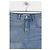 Falda de denim azul Tory Burch acampanada con bordado floral - vista 3