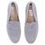 Tod's Mocassini in camoscio grigio blu - vista 4