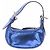 Borsa mini Soho By Far blu in pelle