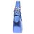Borsa mini Soho By Far blu in pelle - vista 4