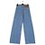 Autre Marque Jeans FARM Gamba Larga Blu Chiaro in Cotone - vista 2