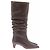 Autre Marque Botas "Kalila" de cuero marrón - vista 5