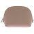 Autre Marque Pochette con zip in pelle beige