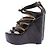 Jimmy Choo Décolleté con zeppa in pelle nera - vista 2