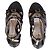 Jimmy Choo Décolleté con zeppa in pelle nera - vista 4