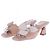 Autre Marque Beige Leder-Mules mit Absatz