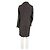 Autre Marque Manteau mi-long à carreaux noir et beige WUNDERKIND - vue 2