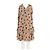 Vestido Chloé de seda beige con estampado abstracto