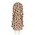 Vestido Chloé de seda beige con estampado abstracto - vista 2