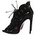 Alaïa Décolleté con lacci in camoscio nero - vista 2