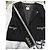 Chanel Cropped Jacke aus schwarzer Wolle - Ansicht 13