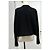 Chanel Cropped Jacke aus schwarzer Wolle - Ansicht 6