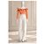 Miu Miu Top Corto de Punto Gingham Naranja - vista 2