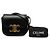 Céline Celine Mini Borsa a Tracolla Triomphe in Pelle di Vitello Lucida Nera - vista 7