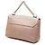 Louis Vuitton LockMe II BB in pelle metallizzata rosa con occhielli - vista 2
