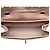 Louis Vuitton LockMe II BB in pelle metallizzata rosa con occhielli - vista 4