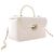 Chanel Vanity Case Small CC in Pelle di Vitello Matelassé Bianca con Top Handle - vista 13