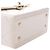 Chanel Vanity Case Small CC in Pelle di Vitello Matelassé Bianca con Top Handle - vista 7