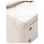 Chanel Vanity Case Small CC in Pelle di Vitello Matelassé Bianca con Top Handle - vista 9