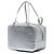 Céline Borsa Cube Pieghevole Cuir Triomphe in pelle di vitello laminata argento Celine - vista 2
