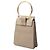 Mini borsa polso Faye Chloé in vitello e camoscio marrone - vista 2