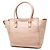 Valentino Rockstud Double Handle Tote aus Leder in Pink, Medium - Ansicht 2