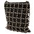 Borsa a tracolla Chanel in pelle d'agnello nera con catena e struttura - vista 2
